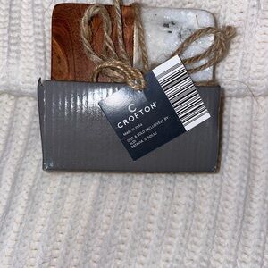 NIP Crofton Wood and Marble Square Coasters